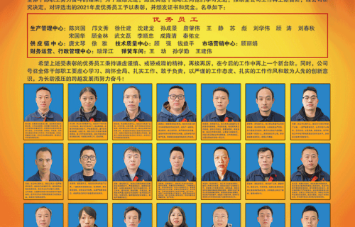 5E对战平台隆重召开2021年度优秀员工表彰大会